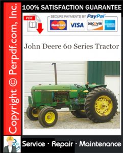 John Deere 60 Series Tractor Service Repair Manual