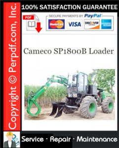 Cameco SP1800B Loader Service Repair Manual Download