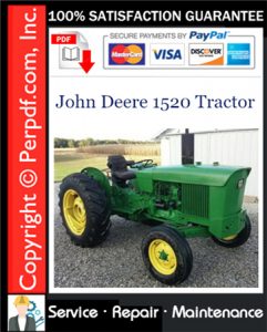 John Deere 1520 Tractor Service Repair Manual Download