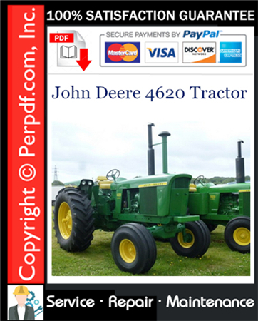 John Deere 4620 Tractor Service Repair Manual Download