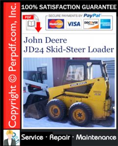 John Deere JD24 Skid-Steer Loader Service Repair Manual Download