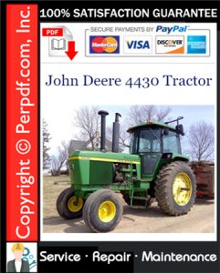 John Deere 4430 Tractor Service Repair Manual Download