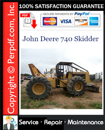 John Deere 740 Skidder Service Repair Manual Download