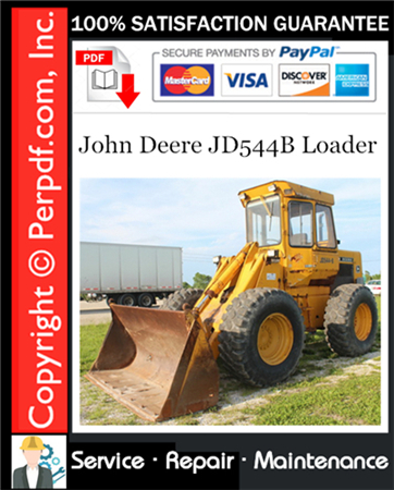 John Deere JD544B Loader Service Repair Manual Download