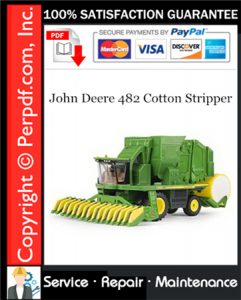 John Deere 482 Cotton Stripper Service Repair Manual Download