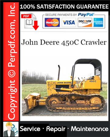 John Deere 450C Crawler Service Repair Manual Download