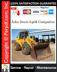 John Deere 646B Compactor Service Repair Manual Download