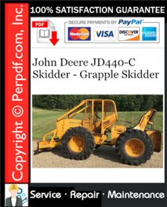 John Deere JD440-C Skidder - Grapple Skidder Service Repair Manual Download