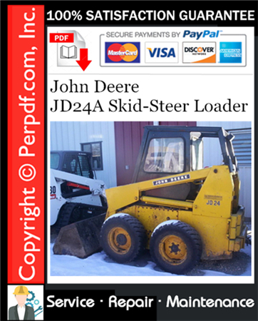 John Deere JD24A Skid-Steer Loader Service Repair Manual Download