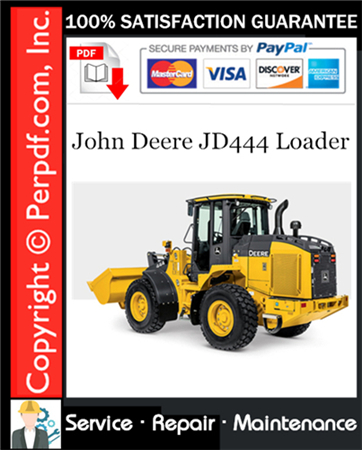 John Deere JD444 Loader Service Repair Manual Download