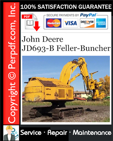 John Deere JD693-B Feller-Buncher Service Repair Manual Download