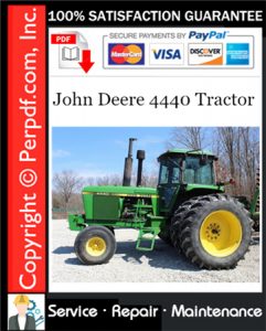 John Deere 4440 Tractor Service Repair Manual Download