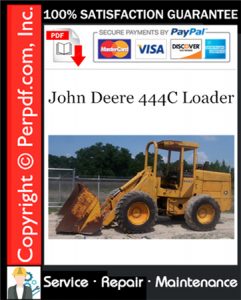 John Deere 444C Loader Service Repair Manual Download