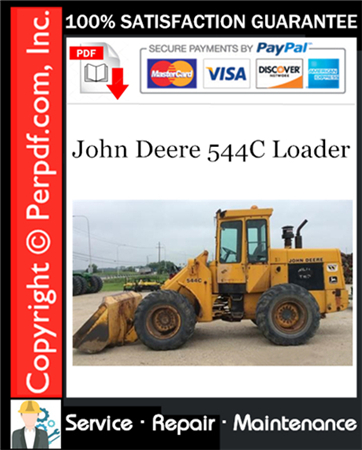 John Deere 544C Loader Service Repair Manual Download