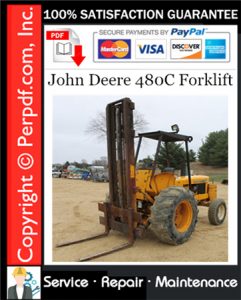 John Deere 480C Forklift Service Repair Manual Download