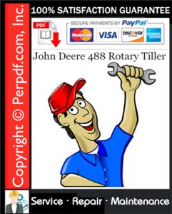 John Deere 488 Rotary Tiller Service Repair Manual Download