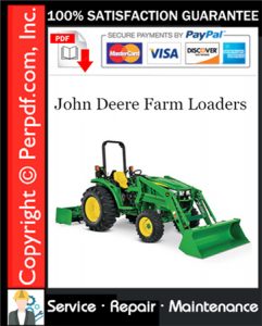 John Deere Farm Loaders Service Repair Manual Download