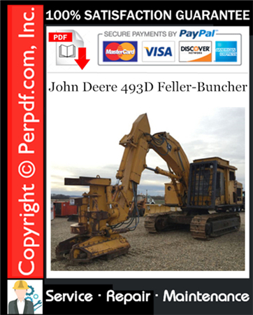 John Deere 493D Feller-Buncher Service Repair Manual Download