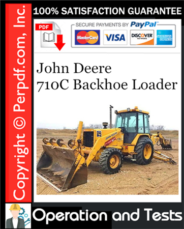 John Deere 710C Backhoe Loader Operation and Test