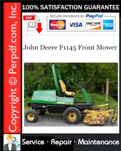 John Deere F1145 Front Mower Service Repair Manual Download