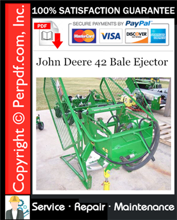 John Deere 42 Bale Ejector Service Repair Manual Download