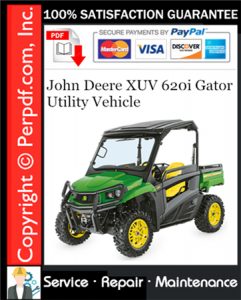 John Deere XUV 620i Gator Utility Vehicle Service Repair Manual Download