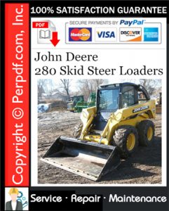 John Deere 280 Skid Steer Loaders Service Repair Manual