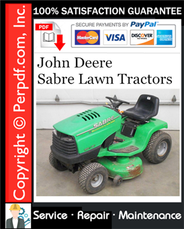 John Deere Sabre Lawn Tractors Service Repair Manual