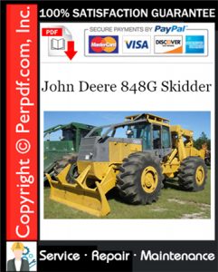 John Deere 848G Skidder Service Repair Manual Download