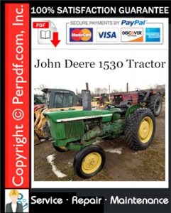 John Deere 1530 Tractor Service Repair Manual