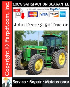 John Deere 3150 Tractor Service Repair Manual Download