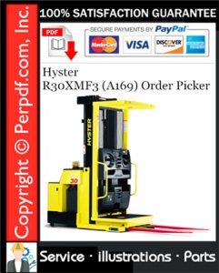 Hyster R30XMF3 (A169) Order Picker Parts Manual Download