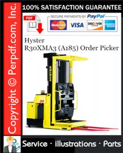 Hyster R30XMA3 (A185) Order Picker Parts Manual Download