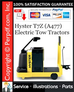 Hyster T7Z (A477) Electric Tow Tractors Parts Manual