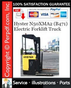 Hyster N50XMA2 (B471) Electric Forklift Truck Parts Manual