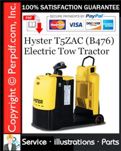 Hyster T5ZAC (B476) Electric Tow Tractor Parts Manual