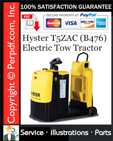 Hyster T5ZAC (B476) Electric Tow Tractor Parts Manual