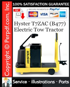 Hyster T7ZAC (B477) Electric Tow Tractor Parts Manual