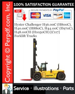 Hyster Challenger H36.00C (H800C), H40.00C (H880C), H44.00C (H970C), H48.00CH (H1050CH) [C117] Forklift Trucks