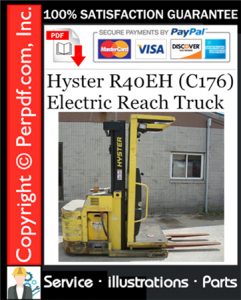 Hyster R40EH (C176) Electric Reach Truck Parts Manual