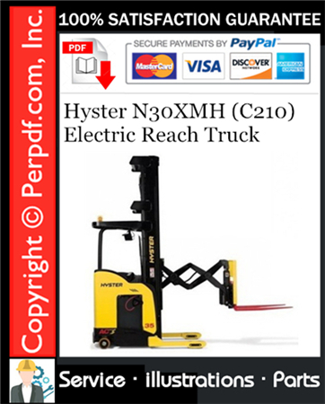 Hyster N30XMH (C210) Electric Reach Truck Parts Manual