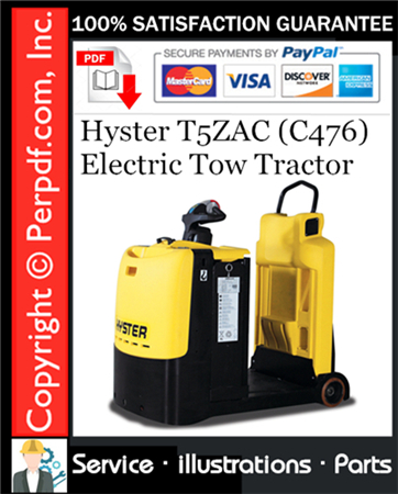 Hyster T5ZAC (C476) Electric Tow Tractor Parts Manual