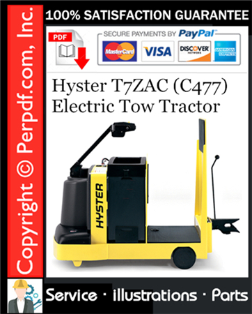 Hyster T7ZAC (C477) Electric Tow Tractor Parts Manual