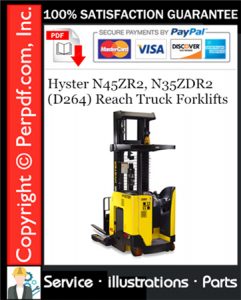 Hyster N45ZR2, N35ZDR2 (D264) Reach Truck Forklifts Parts Manual