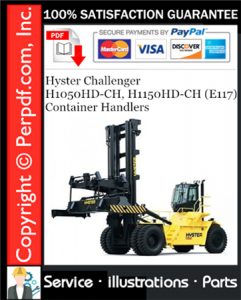 Hyster Challenger H1050HD-CH, H1150HD-CH (E117) Container Handlers Parts Manual