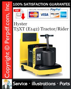 Hyster T5XT (E142) Tractor/Rider Parts Manual