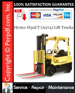 Hyster H50CT (A274) Lift Trucks Service Repair Manual