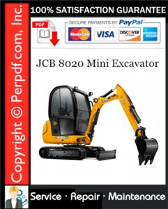 JCB 8020 Mini Excavator Service Repair Manual