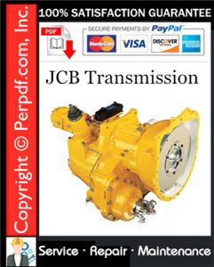 JCB Transmission Service Repair Manual