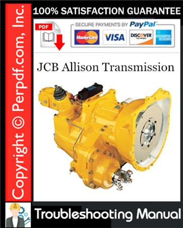 JCB Allison Transmission Troubleshooting Manual